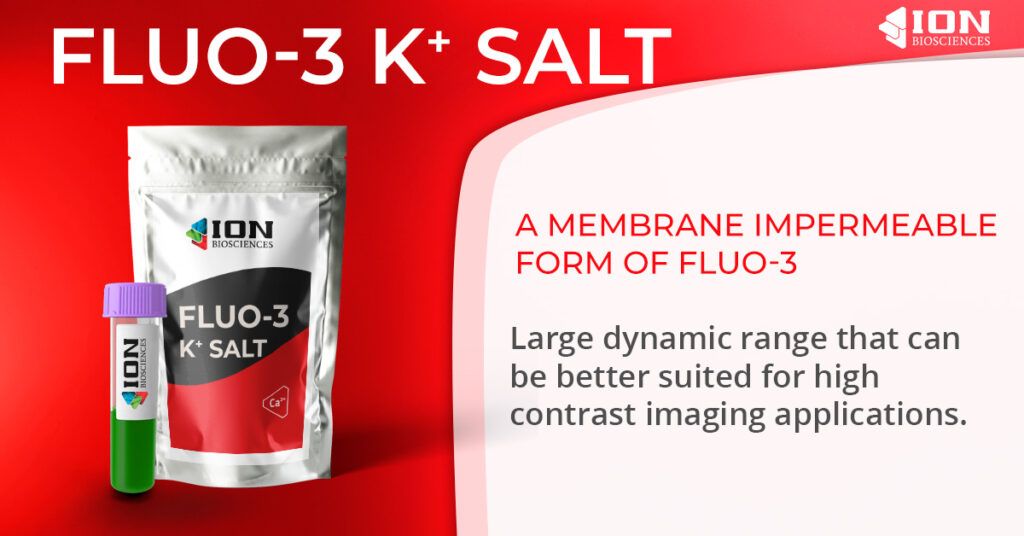 Fluo-3 salt, a fluorescent calcium indicator, for imaging applications banner