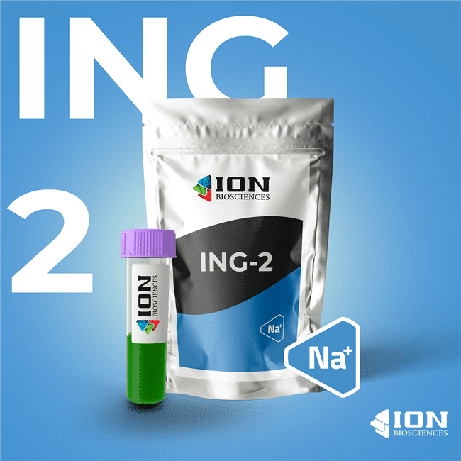 Packaging for ING-2 AM, a fluorescent sodium indicator