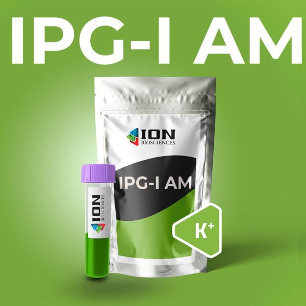 IPG-1 potassium indicator packaging, green background