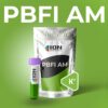 PBFI AM packaging, green background