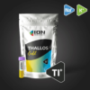 Thallos gold, thallium indicator for thallium flux assay, product packaging